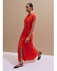ME+EM - Fluid Crepe Curved Sleeve Maxi Dress - Lyst