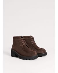 ME+EM - Chunky Lace Up Ankle Boot - Lyst
