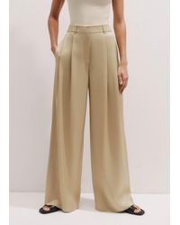 ME+EM - Elevated Metallic Tailored Wide-Leg Trouser - Lyst
