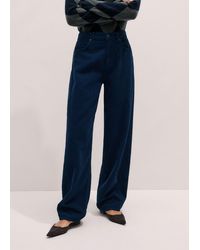 ME+EM - Cord Tapered Puddle Trouser - Lyst