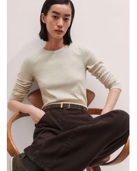 ME+EM - Ultimate Rib Long Sleeve Top - Lyst