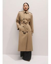 ME+EM - Relaxed Shoulder Trench Coat - Lyst
