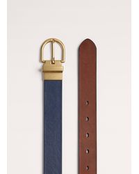 ME+EM - 30Mm Classic Round Reversible Belt-Pecan - Lyst