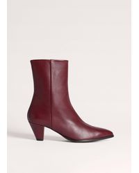 ME+EM - Soft Point Cone Heel Boot - Lyst