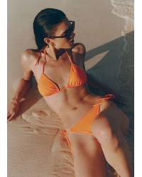 ME+EM - Adjustable Triangle Bikini Top - Lyst