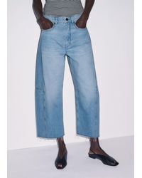ME+EM - Cropped Exaggerated Taper Jean - Lyst