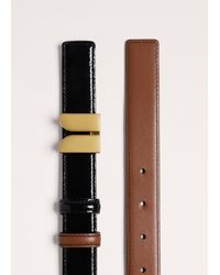 ME+EM - Logo Pin Buckle Reversible Belt - Lyst