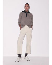 ME+EM - Cord Straight Crop Trouser - Lyst