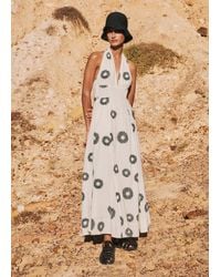 ME+EM - Cheesecloth Modern Daisy Print Maxi Dress - Lyst