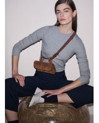 ME+EM - Ultimate Rib Long Sleeve Top Mélange - Lyst