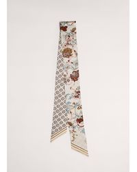 ME+EM - Floral Garden Skinny Scarf - Lyst