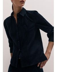 ME+EM - Micro Cord Slim Fitting Blouse - Lyst