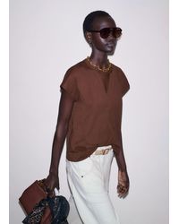 ME+EM - Open Placket Swing Top - Lyst