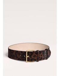 ME+EM - 55Mm Dark Leopard Wide Waist Belt - Lyst