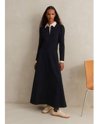 ME+EM - Travel Tailoring Fit And Flare Maxi Dress - Lyst