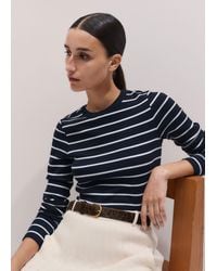 ME+EM - Ultimate Rib Long Sleeve Top - Lyst