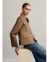 ME+EM - Slim Fit Piped Utility Jacket - Lyst