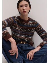 ME+EM - Fair Isle Relaxed Sweater - Lyst