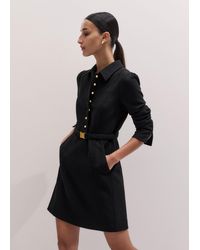 ME+EM - Fit And Flare Mini Dress + Belt - Lyst