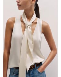 ME+EM - Silk Satin Evening Scarf - Lyst
