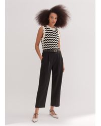 ME+EM - Textured Tailoring Tapered Trouser - Lyst