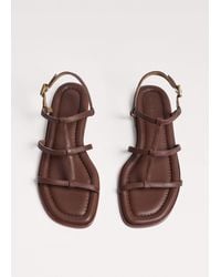 ME+EM - Caged Flat Sandal - Lyst