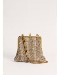 ME+EM - Tweed Vertical Frame Bag - Lyst