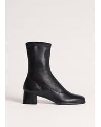 ME+EM - Low Block High Ankle Stretch Boot - Lyst