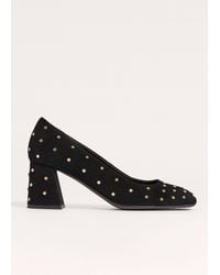 ME+EM - Stud Block Heel - Lyst