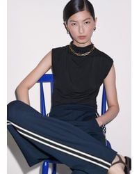 ME+EM - Sleeveless Drape Top - Lyst