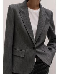 ME+EM - Short Sharp Shoulder Blazer - Lyst