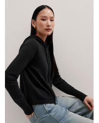 ME+EM - Cashmere Sleeveless Relaxed Zip Hoody - Lyst