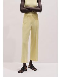 ME+EM - Tailored Straight Crop Trouser - Lyst