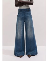 ME+EM - High Waist Wide-Leg Jean - Lyst