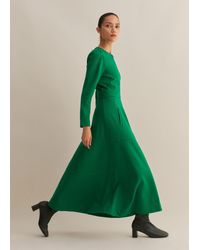 ME+EM - Travel Tailoring Fit And Flare Maxi Dress - Lyst