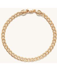 MEJURI - Flat Curb Chain Bracelet - Lyst