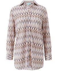 Melissa Odabash - Daria Knit Shirt - Lyst