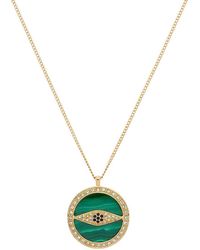Melissa Odabash - Malachite Eye Long Pendant - Lyst