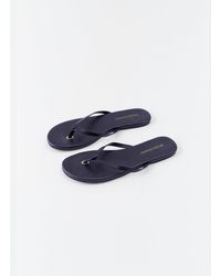 Melissa Odabash - Leather Flip Flop - Lyst