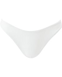 Melissa Odabash - Noto Cream Ribbed Bikini Bottom - Lyst