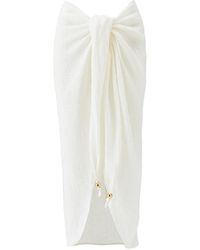 Melissa Odabash - Winnie Ivory Skirt - Lyst