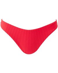 Odabash UK - Noto Ribbed Bikini Bottom - Lyst