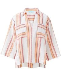 Melissa Odabash - Billi Sunset Stripe Shirt - Lyst