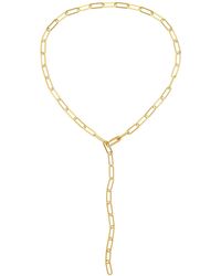 Melissa Odabash - Chain Paperclip Long Necklace - Lyst