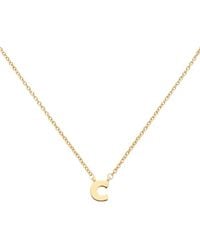 Melissa Odabash - Letter 'C' Pendant Necklace - Lyst
