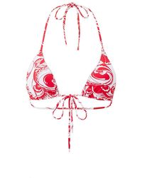 Odabash UK - Adelaide Floral Bikini Top - Lyst
