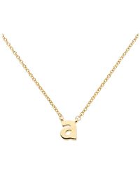 Melissa Odabash - Letter 'A' Pendant Necklace - Lyst