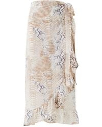 Melissa Odabash - Danni Lizard Skirt - Lyst
