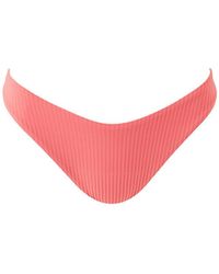 Melissa Odabash - Noto Apricot Ribbed Bikini Bottom - Lyst