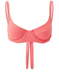 Melissa Odabash - Noto Apricot Ribbed Bikini Top - Lyst